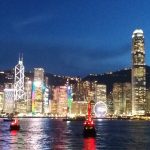 Hong Kong Skyline: From Sunset to Evening